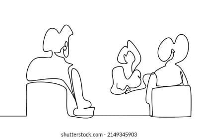 زوج در حال گفتگو